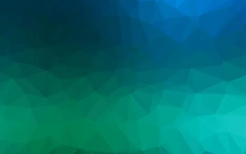 Light Blue, Green vector shining triangular pattern. Illustrazione stock