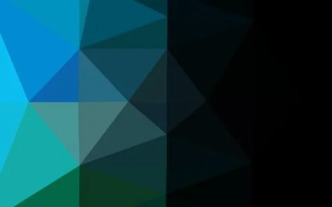 Light Blue, Green vector shining triangular template. 스톡 일러스트