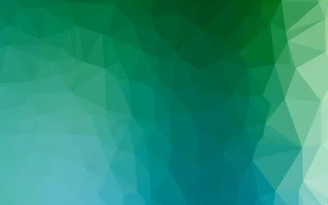 Light Blue, Green vector shining triangular pattern. Illustrazione stock