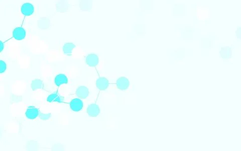 Light Blue, Green vector template with artificial intelligence structure. Stock Illustration