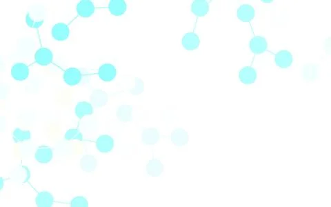 Light Blue, Green vector template with artificial intelligence structure. Stock Illustration