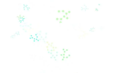 Light Blue, Green vector template with artificial intelligence structure. Stock Illustration