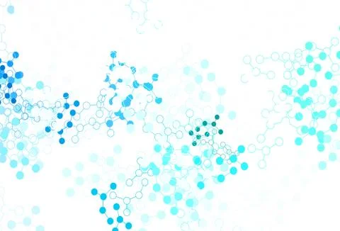 Light Blue, Green vector template with artificial intelligence structure. Stock Illustration
