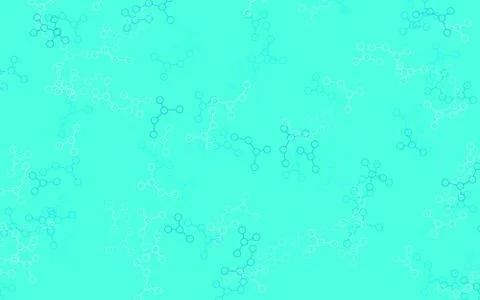 Light Blue, Green vector template with artificial intelligence structure. Illustrazione stock