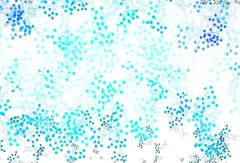 Light Blue, Green vector template with artificial intelligence structure. Stock Illustration
