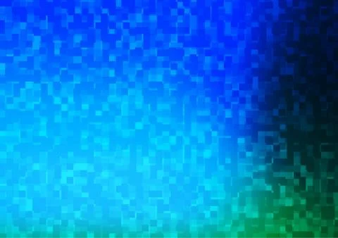 Light Blue, Green vector template with crystals, rectangles. Stock Illustration