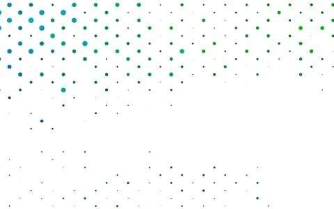 Light Blue, Green vector template with circles. Ilustración de archivo