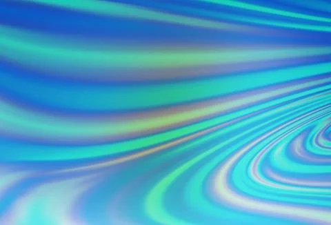 Light Blue, Green vector template with liquid shapes. Stock-Illustration