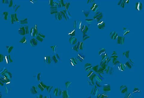 Light Blue, Green vector template with crystals, circles, squares. 스톡 일러스트