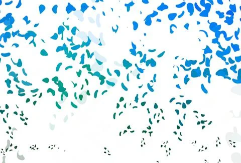 Light Blue, Green vector template with memphis shapes. 스톡 일러스트