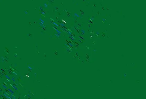 Light Blue, Green vector template with repeated sticks. Stock-Illustration