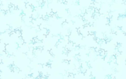 Light Blue, Green vector template with artificial intelligence structure. Stock Illustration
