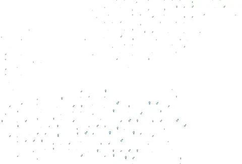 Light blue, green vector template with man, woman symbols. Stock-Illustration