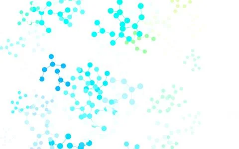 Light Blue, Green vector texture with artificial intelligence concept. イラスト素材