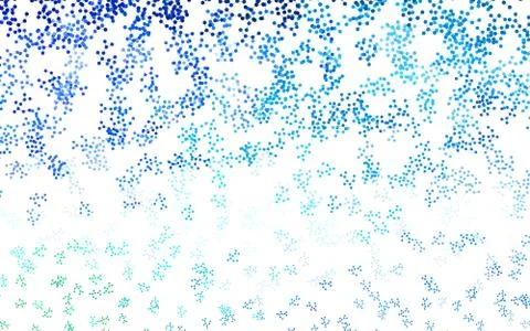 Light Blue, Green vector texture with artificial intelligence concept. Illustrazione stock