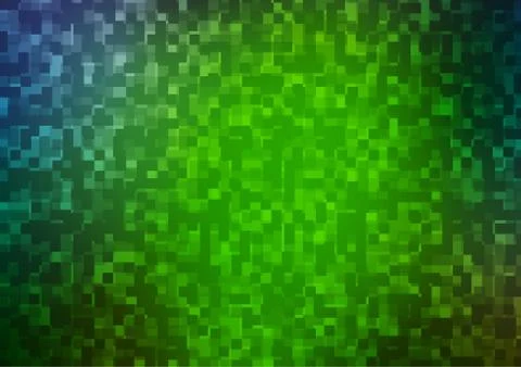 Light Blue, Green vector texture in rectangular style. Illustrazione stock