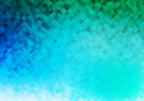 Light Blue, Green vector texture in rectangular style. Illustrazione stock