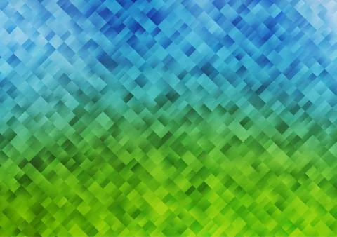 Light Blue, Green vector texture in rectangular style. Stock Illustration