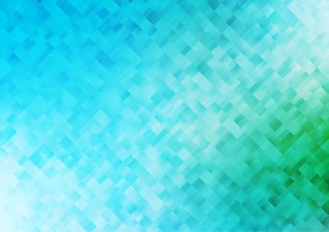 Light Blue, Green vector texture in rectangular style. Illustrazione stock