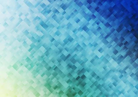 Light Blue, Green vector texture in rectangular style. Stock Illustration