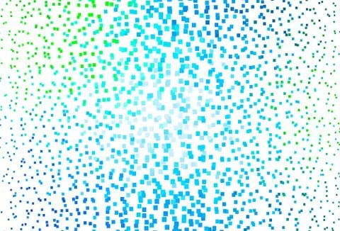 Light Blue, Green vector texture in rectangular style. Stockillustratie