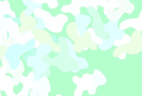 Light Blue, Green vector texture with abstract forms. Stock Illustration