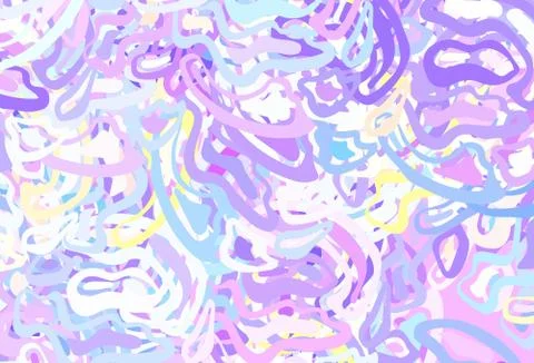 Light Blue, Green vector texture with abstract forms. Stock Illustration