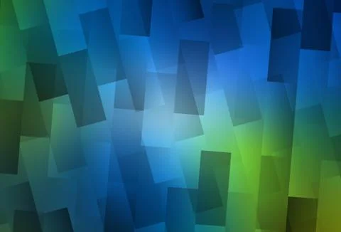 Light Blue, Green vector texture in rectangular style. 스톡 일러스트