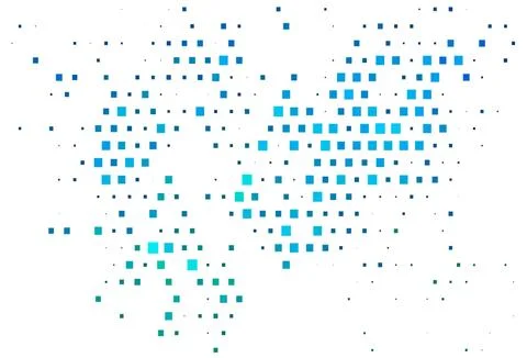 Light Blue, Green vector texture in rectangular style. Stock Illustration