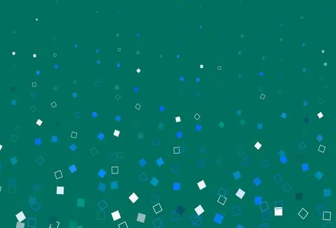 Light Blue, Green vector texture with rectangular style. Illustrazione stock