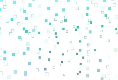 Light Blue, Green vector texture with rectangular style. Stock Illustration
