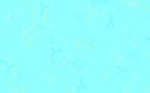 Light Blue, Green vector texture with artificial intelligence concept. Illustrazione stock