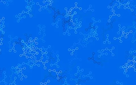 Light Blue, Green vector texture with artificial intelligence concept. Stock Illustration