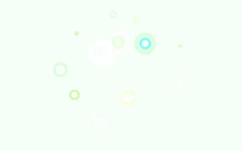 Light Blue, Green vector texture with disks. Stock Illustration