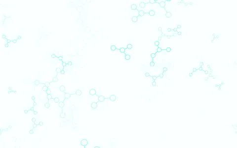 Light Blue, Green vector texture with artificial intelligence concept. 스톡 일러스트