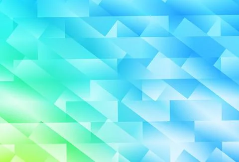Light Blue, Green vector texture in rectangular style. Illustrazione stock