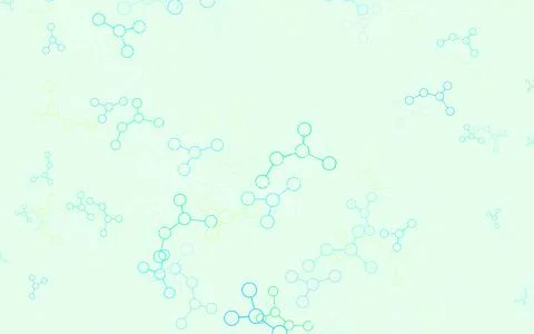 Light Blue, Green vector texture with artificial intelligence concept. Stock Illustration