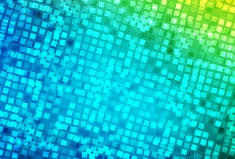 Light Blue, Green vector texture in rectangular style. Stock Illustration