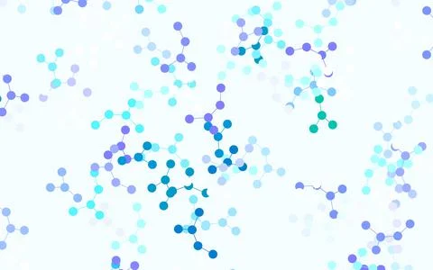 Light Blue, Green vector texture with artificial intelligence concept. Stock Illustration