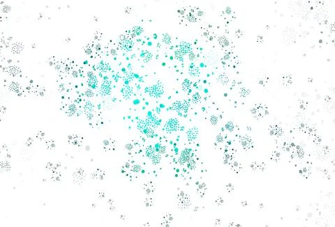 Light Blue, Green vector texture with abstract forms. Stock Illustration