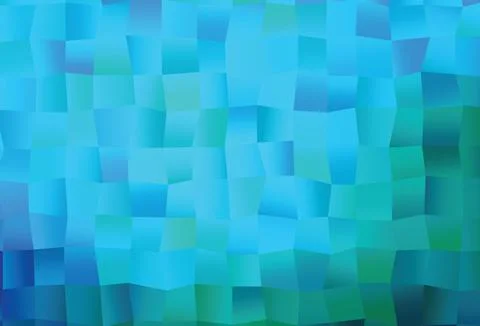 Light Blue, Green vector texture with rectangular style. Stock Illustration