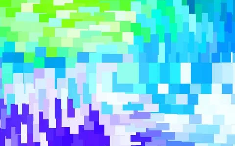 Light Blue, Green vector texture in rectangular style. Illustrazione stock