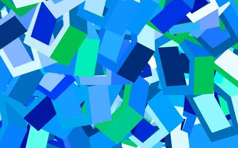 Light Blue, Green vector texture with colorful hexagons. Stock Illustration