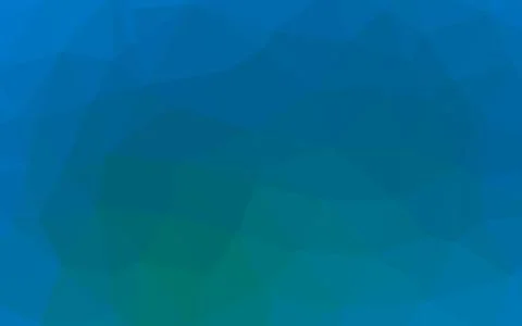 Light Blue, Green vector triangle mosaic template. 库存插图