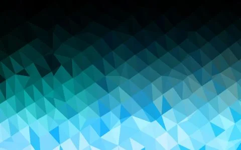 Light Blue, Green vector triangle mosaic texture. Illustrazione stock