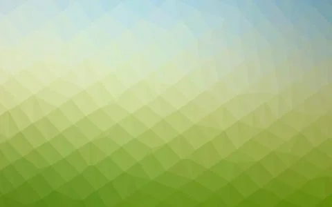 Light Blue, Green vector triangle mosaic template. Stock Illustration