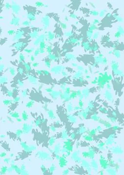 Light blue grunge background with light green splashes, overlay for leaflet,  Stock Illustration