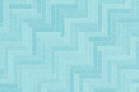 Light blue herringbone ceramic tile pattern texture Stock Illustration
