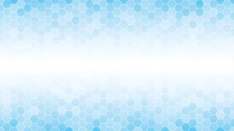 Light blue hexagonal mosaic background Illustrazione stock
