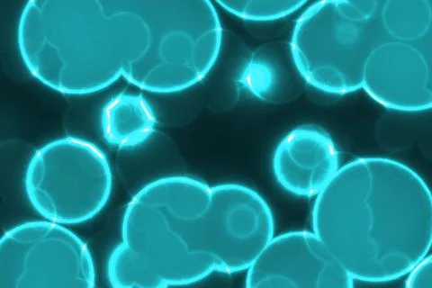 Light blue huge amount of bio monadiforms cg background texture Stock Illustration